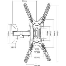 Кронштейн Maclean MC-758 (черный)