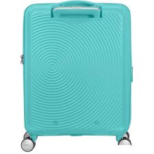 Чемодан-спиннер American Tourister Soundbox Poolside Blue 55 см