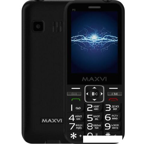 Мобильный телефон Maxvi P3 (черный)