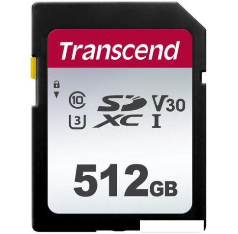 Карта памяти Transcend SDXC 300S 512GB