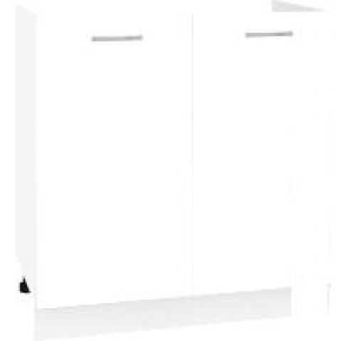 Шкаф напольный Кортекс-мебель Корнелия Лира НШ80м (белый)