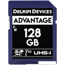 Карта памяти Delkin Devices SDXC Advantage UHS-I 128GB