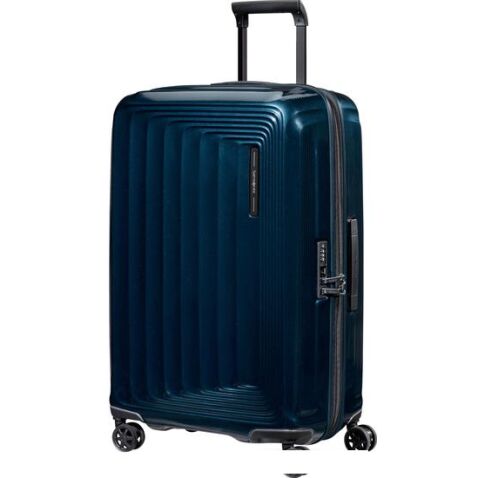 Чемодан-спиннер Samsonite Nuon Metallic Dark Blue 75 см