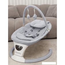 Детские шезлонги и качалки Amarobaby Teddy Swing AB24-22TED/11 (серый)