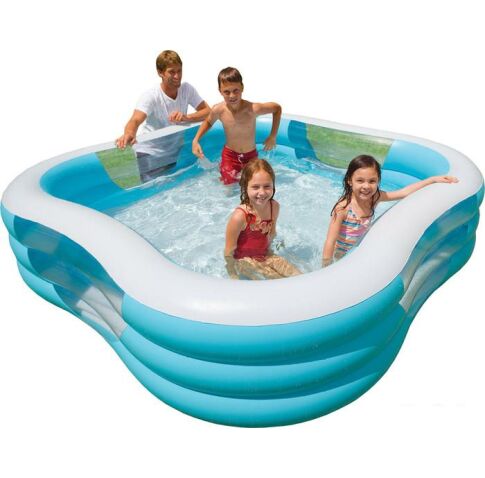 Надувной бассейн Intex Swim Center 229х56 (бирюзовый) [57495]