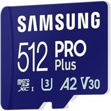 Карта памяти Samsung PRO Plus microSDXC 512GB MB-MD512SA/EU (с адаптером)