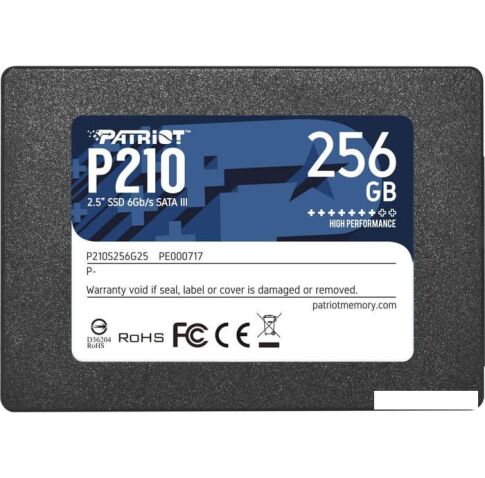 SSD Patriot P210 256GB P210S256G25