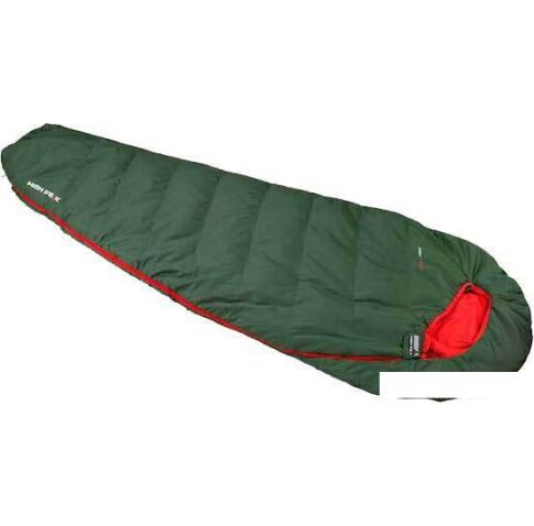 Спальный мешок High Peak Pak 600 23246 (зеленый/красный)