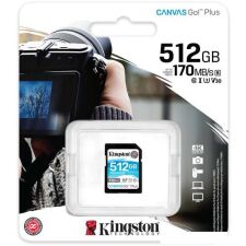 Карта памяти Kingston Canvas Go! Plus SDXC 512GB