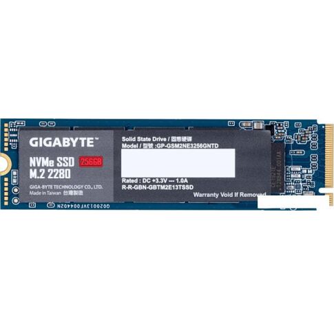 SSD Gigabyte NVMe 256GB GP-GSM2NE3256GNTD