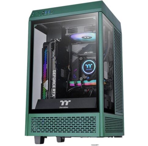 Корпус Thermaltake The Tower 100 Mini Racing Green CA-1R3-00SCWN-00