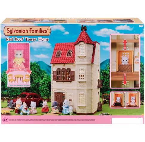 Кукольный домик Sylvanian Families Трехэтажный дом с флюгером 5400