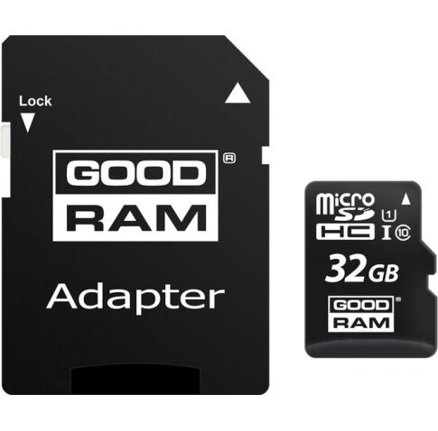 Карта памяти GOODRAM M1AA microSDHC M1AA-0320R12 32GB (с адаптером)