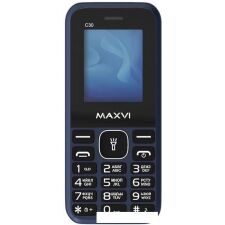 Кнопочный телефон Maxvi C30 (синий)