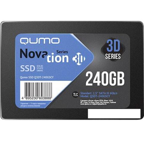 SSD QUMO Novation 3D TLC 240GB Q3DT-240GSCY