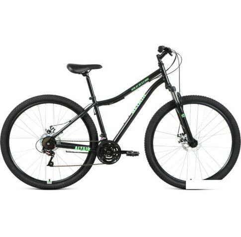 Велосипед Altair MTB HT 29 2.0 disc р.19 2021 (черный/зеленый)