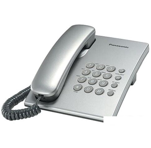 Проводной телефон Panasonic KX-TS2350RUS (серебристый)