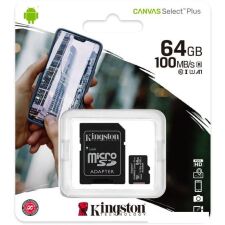 Карта памяти Kingston Canvas Select Plus microSDXC 64GB (с адаптером)