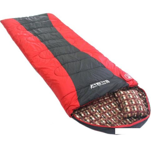 Спальный мешок BalMax Аляска Elit -3 (черный/красный)