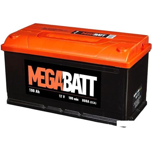 Автомобильный аккумулятор Mega Batt 6CT-100 NR (100 А·ч)