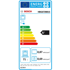 Электрический духовой шкаф Bosch HBG672BB1S