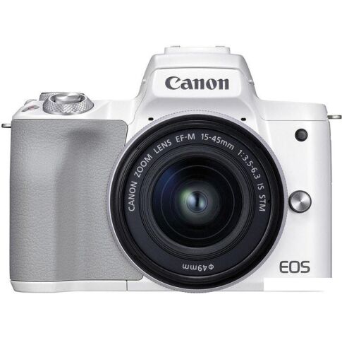 Беззеркальный фотоаппарат Canon EOS M50 Mark II Kit EF-M 15-45mm f/3.5-6.3 IS STM (белый)