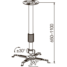 Кронштейн Kromax PROJECTOR-300