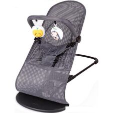 Шезлонг Amarobaby Amarobaby Baby time AB21-25BT/11 (серый)