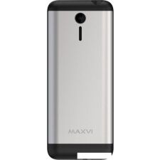 Кнопочный телефон Maxvi X10i (серебристый металлик)