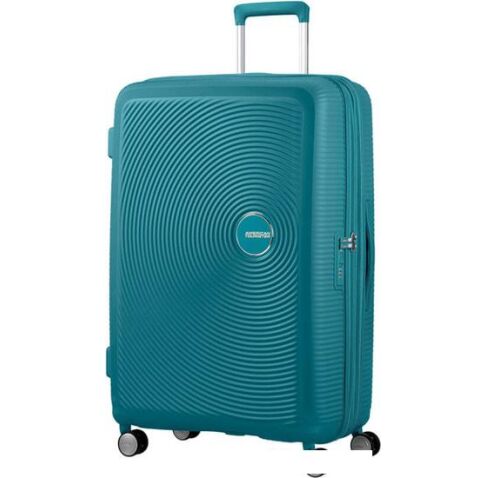 Чемодан-спиннер American Tourister Soundbox Jade Green 77 см