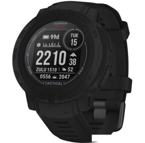 Умные часы Garmin Instinct 2 Solar Tactical Edition 45 мм (черный)