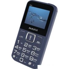 Кнопочный телефон Maxvi B200 (синий)