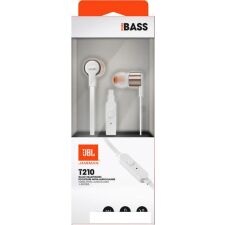 Наушники с микрофоном JBL T210 [JBLT210RGD]