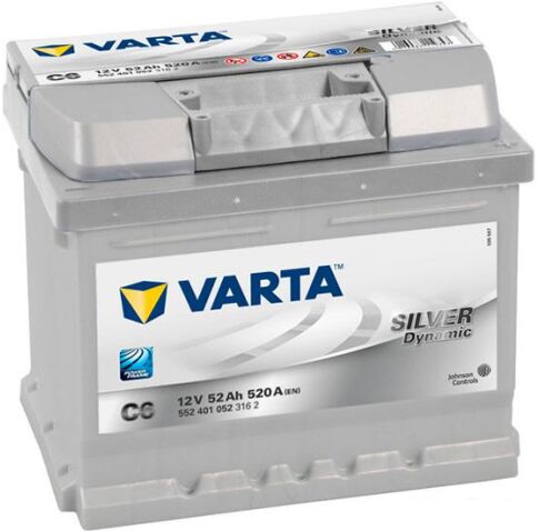 Автомобильный аккумулятор Varta Silver Dynamic C6 552 401 052 (52 А/ч)