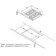 Варочная панель Korting HGG 6722 CTW