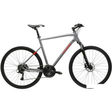 Велосипед Kross Evado 4.0 XL/23" 2024 (графит/красный глянцевый)