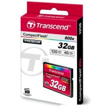 Карта памяти Transcend 800x CompactFlash Premium 32GB (TS32GCF800)