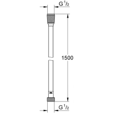 Душевой шланг Grohe Silverflex 28364000