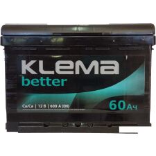 Автомобильный аккумулятор Klema Better 6CТ-60А(0) (60 А·ч)