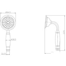 Душевая лейка Esko SSP950Br