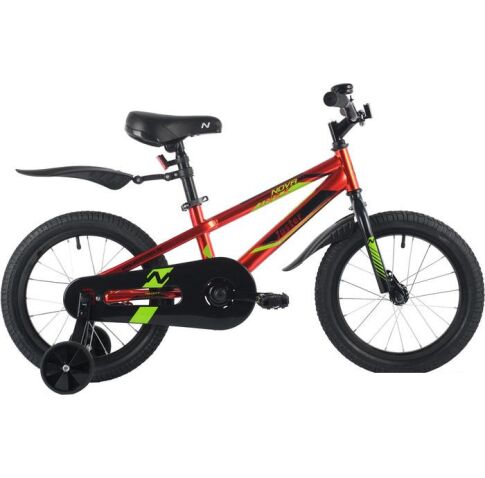 Детский велосипед Novatrack Juster 16 2023 165JUSTER.RD23 (красный)