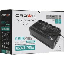 Источник бесперебойного питания CrownMicro CMUS-165 Euro Smart