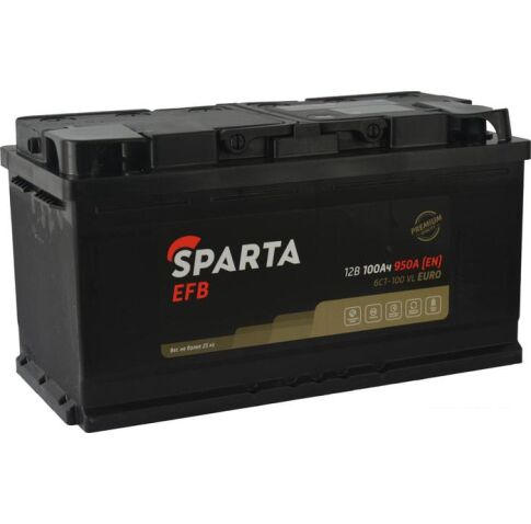 Автомобильный аккумулятор Sparta EFB 6CT-100 VL Euro (100 А·ч)