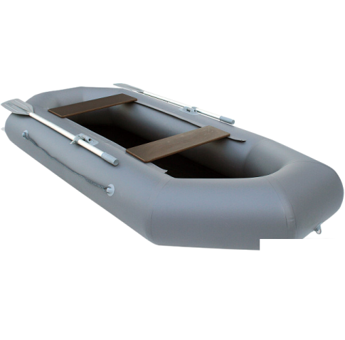 Гребная лодка Leader Компакт-240 ФС (серый)