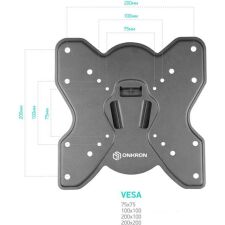 Кронштейн Onkron M1S (черный)