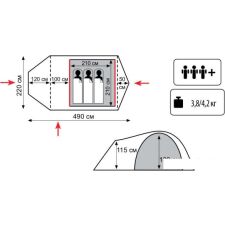 Палатка TRAMP Lite Twister 3