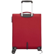 Чемодан-спиннер American Tourister Crosstrack Red/Grey 55 см (4 колеса)