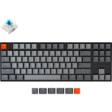 Клавиатура Keychron K8 White LED K8-G2 (Gateron G Pro Blue, нет кириллицы)