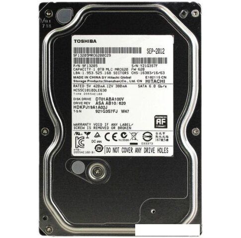 Жесткий диск Toshiba DT01ABA V 1TB DT01ABA100V