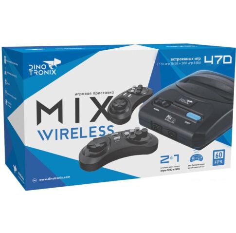 Игровая приставка Dinotronix Mix Wireless ZD-01A (2 геймпада, 470 игр)